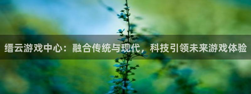 欧陆娱乐数字化：缙云游戏中心：融合传统与现代，科技引领未来游